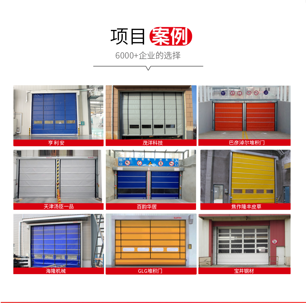 PVC快速堆積門技術(shù)解決方案